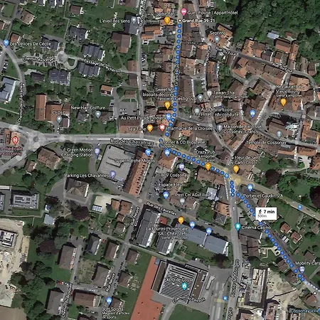Apartment Studio Renove Dans Centre Historique De Cossonay - 30 Min De Lausanne En Transport En Communs *
